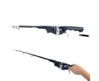 Folding Telescopic Fishing Rod With Reel With Line Portable Casting Lure Tackle
