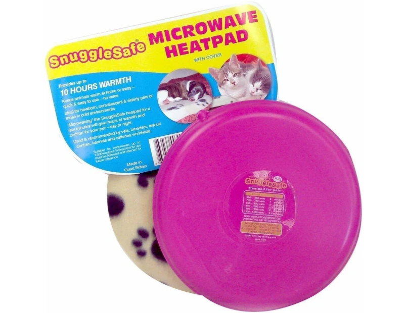 SnuggleSafe Microwave Heat Pad for Dogs Cats & Small Animals