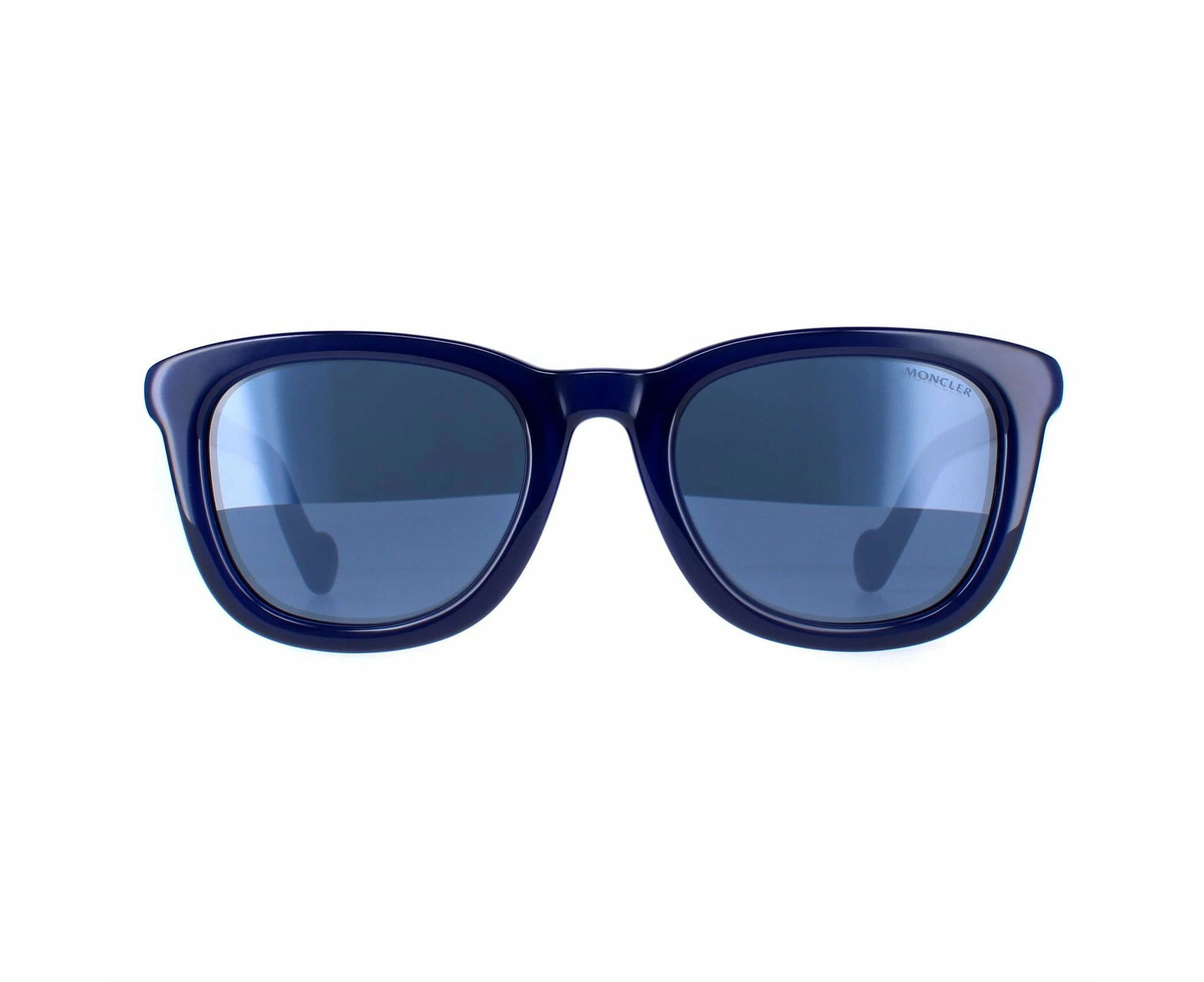 Moncler Sunglasses ML0118 92X Shiny Royal Blue Blue Mirror