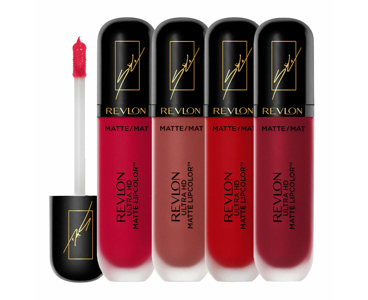 Revlon X Sofia Carson Ultra Hd Matte Lipcolor Collection 4pc