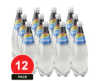12 Pack, Schweppes 1.1l Lemonade Zero Sugar