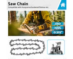 Semi Chisel 325 .050 72DL Chainsaw Chain Suitable for Husqvarna Jondered Makita