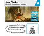 22" .325 .058 86DL Carbide Chainsaw Chain Suitable for 22in Baumr-AG Husqvarna