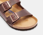 Birkenstock Unisex Arizona Oiled Leather Soft Footbed Regular Fit Sandals - Habana