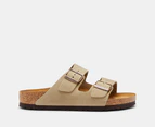 Birkenstock Unisex Arizona Leather Regular Fit Sandals - Tobacco Brown