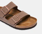 Birkenstock Unisex Arizona Birkibuc Regular Fit Sandals - Mocha