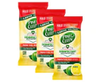 3 x 150pk Pine O Cleen Disinfectant Biodegradable Wipes Lemon Lime