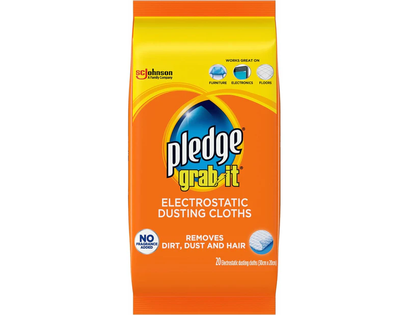 Pledge Grab-It Electrostatic Dusting Cloths 20pk