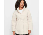 Target Teddy Coat - White