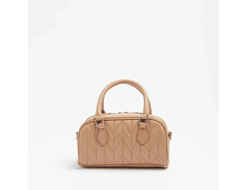 Quilted Handbag - Lily Loves - Neutral