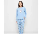 Target Print Jersey Sleep Top - Blue