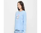 Target Print Jersey Sleep Top - Blue