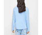 Target Print Jersey Sleep Top - Blue