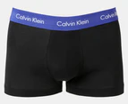Calvin Klein Men's Cotton Stretch Low Rise Trunks 3-Pack - Black/Multi
