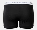 Calvin Klein Men's Cotton Stretch Trunks 3-Pack - Black
