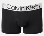 Calvin Klein Men's Reconsidered Steel Trunks 3-Pack - Black