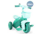 Gem Toys Tricycle Kids Ride-On (Green) - 57.5 x 33.5 x 57.5 cm