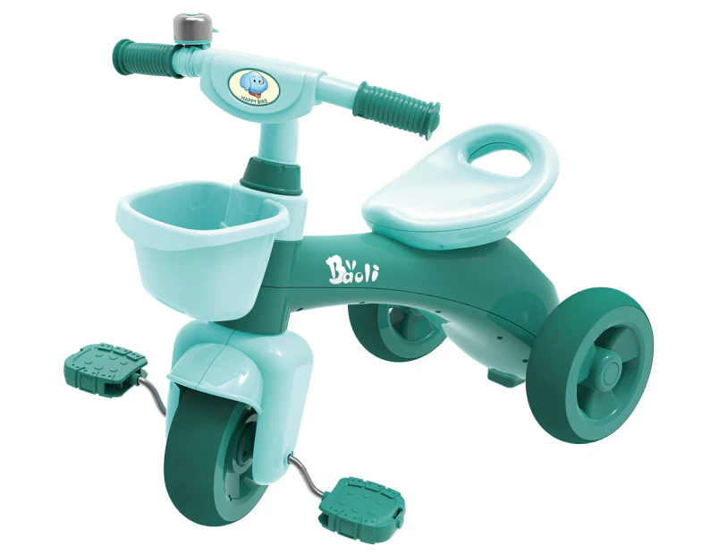 Gem Toys Tricycle Kids Ride-On (Green) - 57.5 x 33.5 x 57.5 cm