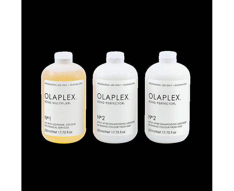 3x Olaplex Professional Salon Kit 525ml