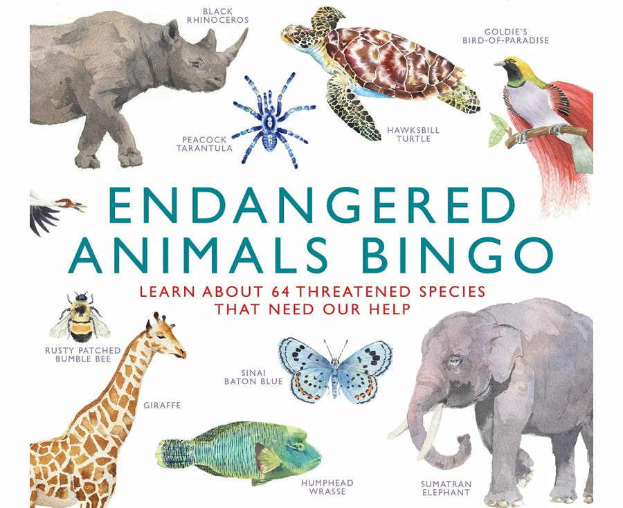 Endangered Animals Bingo