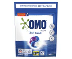 OMO Active 3-in-1 Laundry Capsules 60pk