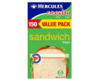 Hercules Everyday Sandwich Resealable Bags 150pk