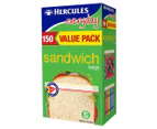 Hercules Everyday Sandwich Resealable Bags 150pk