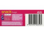 Hercules Click Zip Resealable Snack Bags 65pk