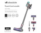 Dyson V8™ Absolute stick vacuum cleaner (Silver/Nickel)