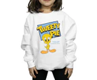 Looney Tunes Girls Classic Tweety Sweatshirt (White) - BI1800