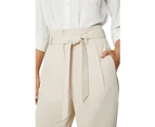 Principles Womens Paperbag High Waist Trousers (Camel) - DH6626