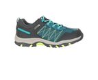 Mountain Warehouse Childrens/Kids Stampede Waterproof Suede Walking Shoes (Green) - MW202