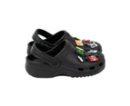 Minecraft Childrens/Kids Charm Clogs (Black) - NS7621