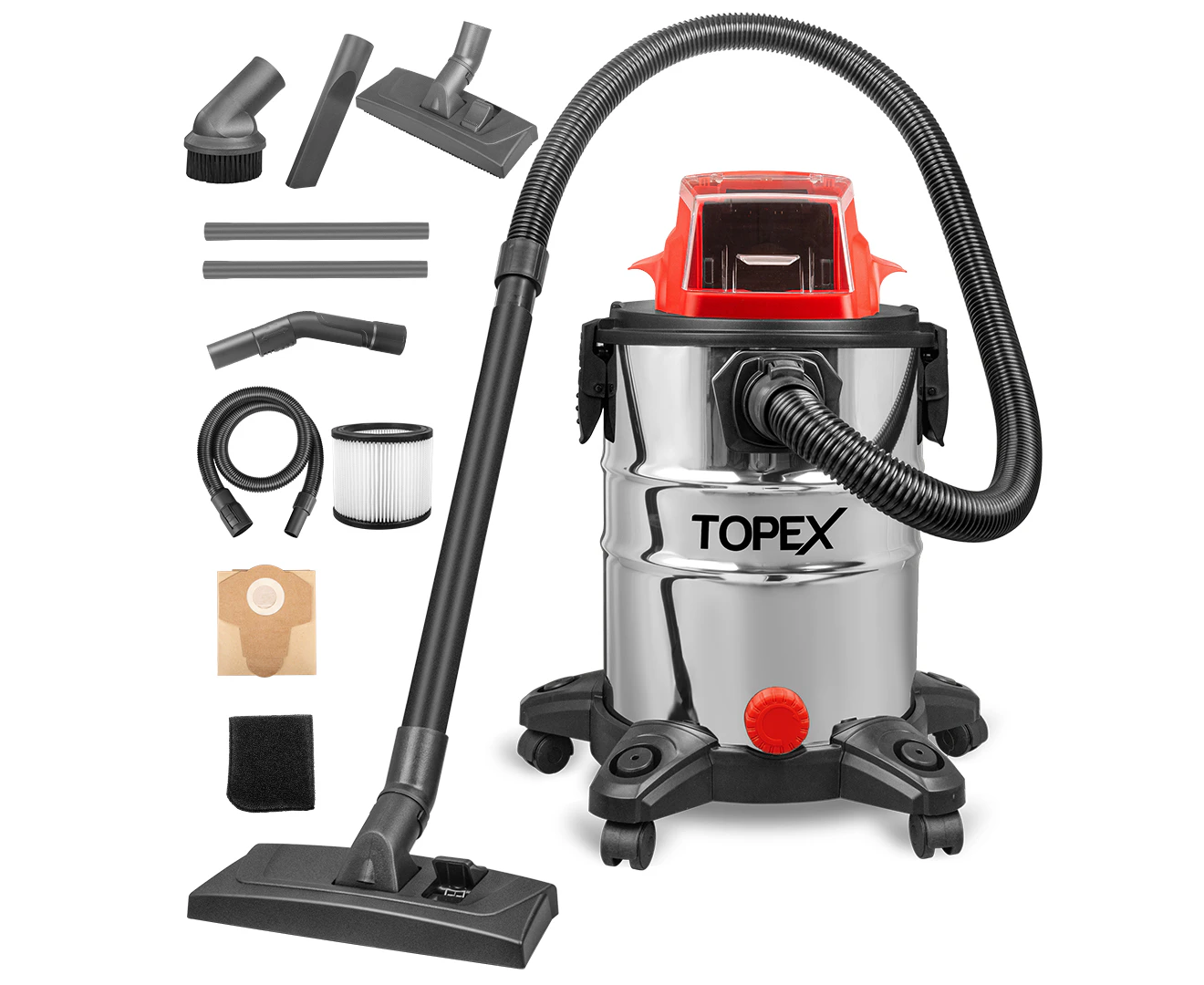 TOPEX 20V 25L Wet & Dry Vacuum Cleaner & Blower Skin Only without Battery