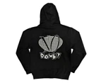 No Doubt Unisex Adult Checked Logo Full Zip Hoodie (Black) - RO9672
