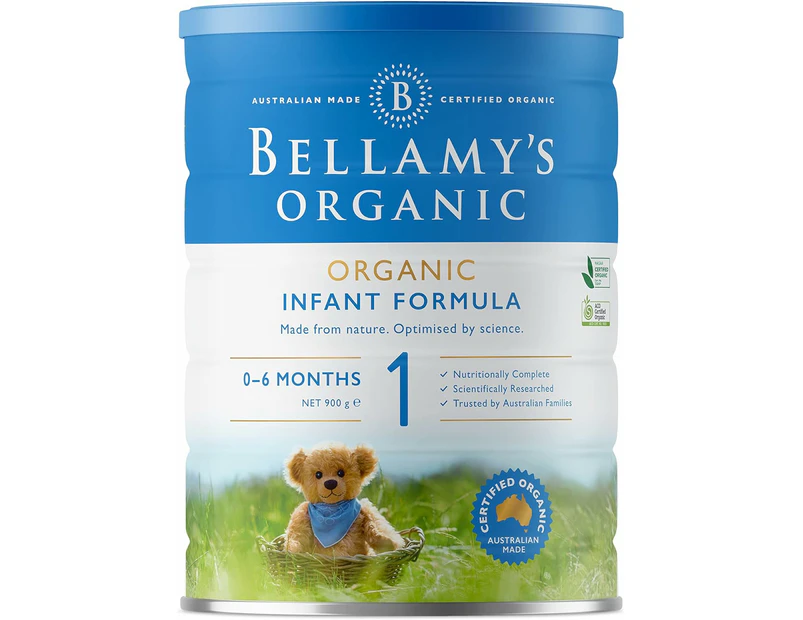 Bellamy's Organic Step 1 Infant Formula 900 g