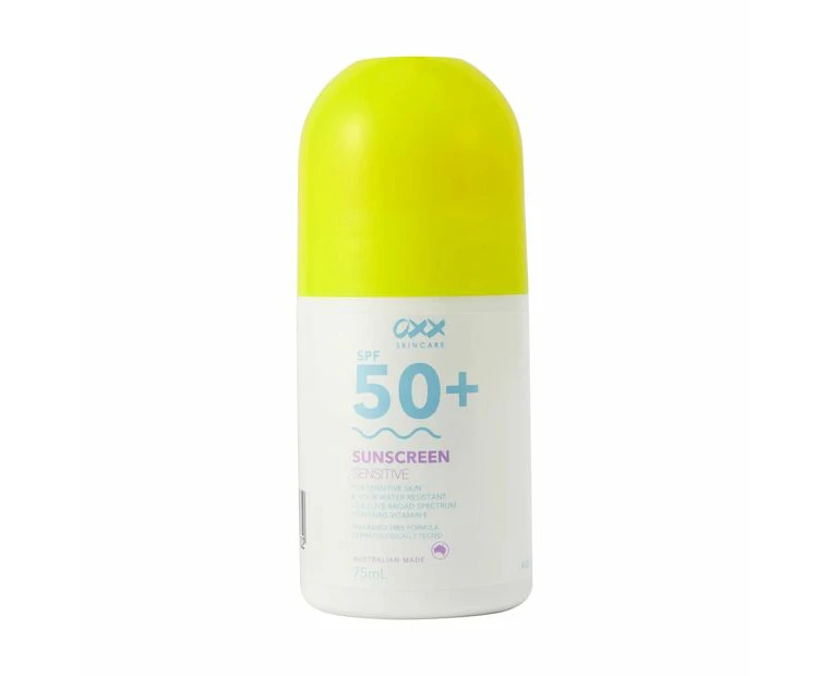 OXX Skincare SPF 50+ Sensitive Sunscreen 75ml - Vitamin E