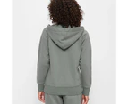 Target Active Fleece Zip Through Hoodie - Green