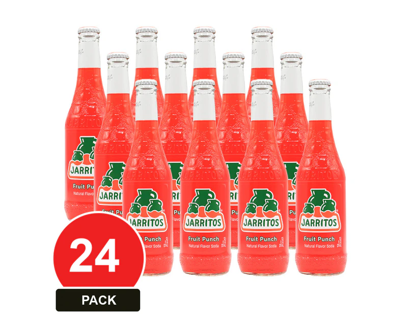 24 Pack, Jarritos 370ml Fruit Punch