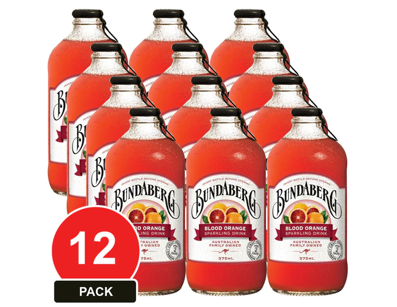 12 Pack, Bundaberg 375ml Blood Orange