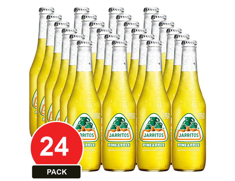 24 Pack, Jarritos 370ml Pineapple