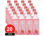 20 Pack, Aloe Mate Aloe Vera 500ml Lychee