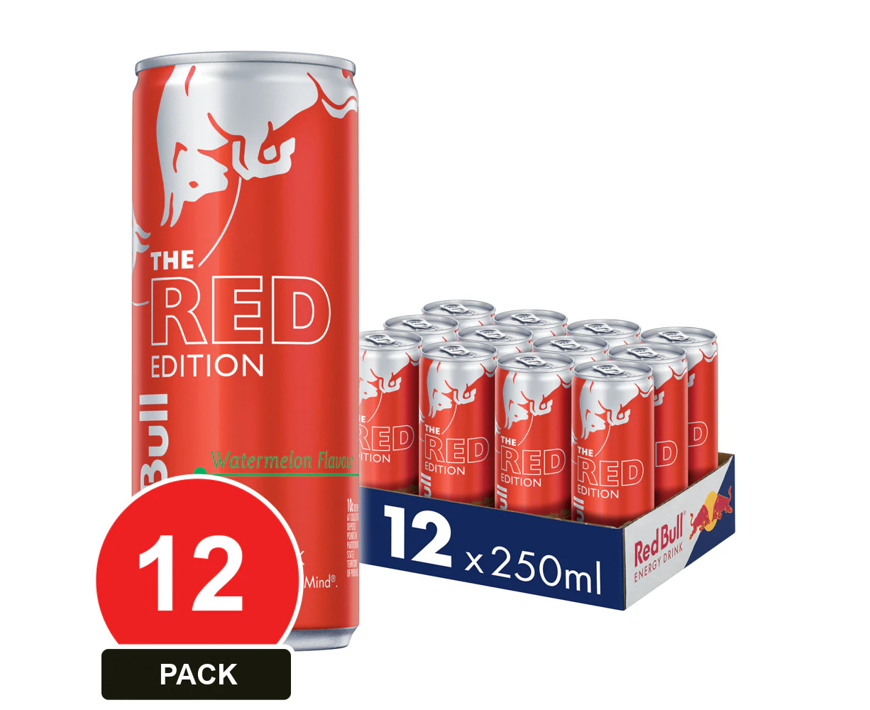 12 Pack, Red Bull 250ml The Red Edition (12 Pack)