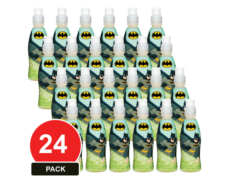 24 Pack, Fruity Burst 250ml Batman Apple