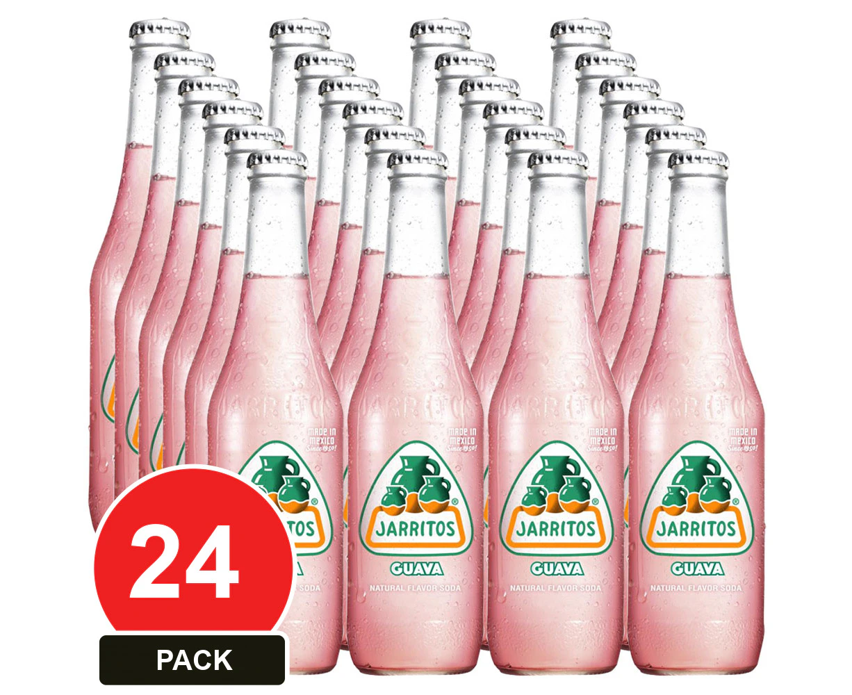 24 Pack, Jarritos 370ml Guava