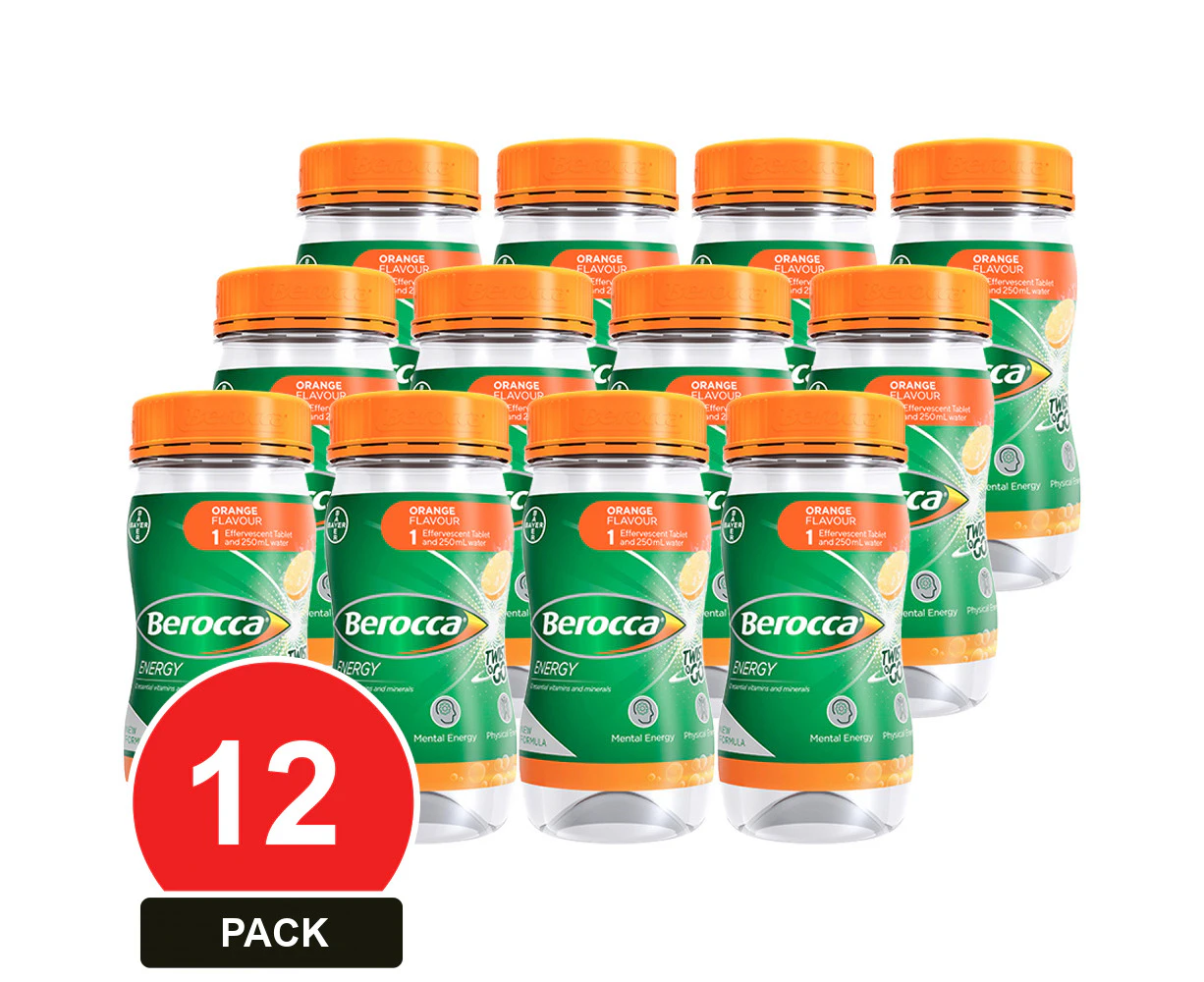 12 Pack, Berocca 250ml Tng Orange