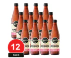 12 Pack, Remedy 330ml Kombucha Raspberry Lemonade
