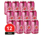 12 Pack, Usa Cans 355ml Cherry Coke 12pk