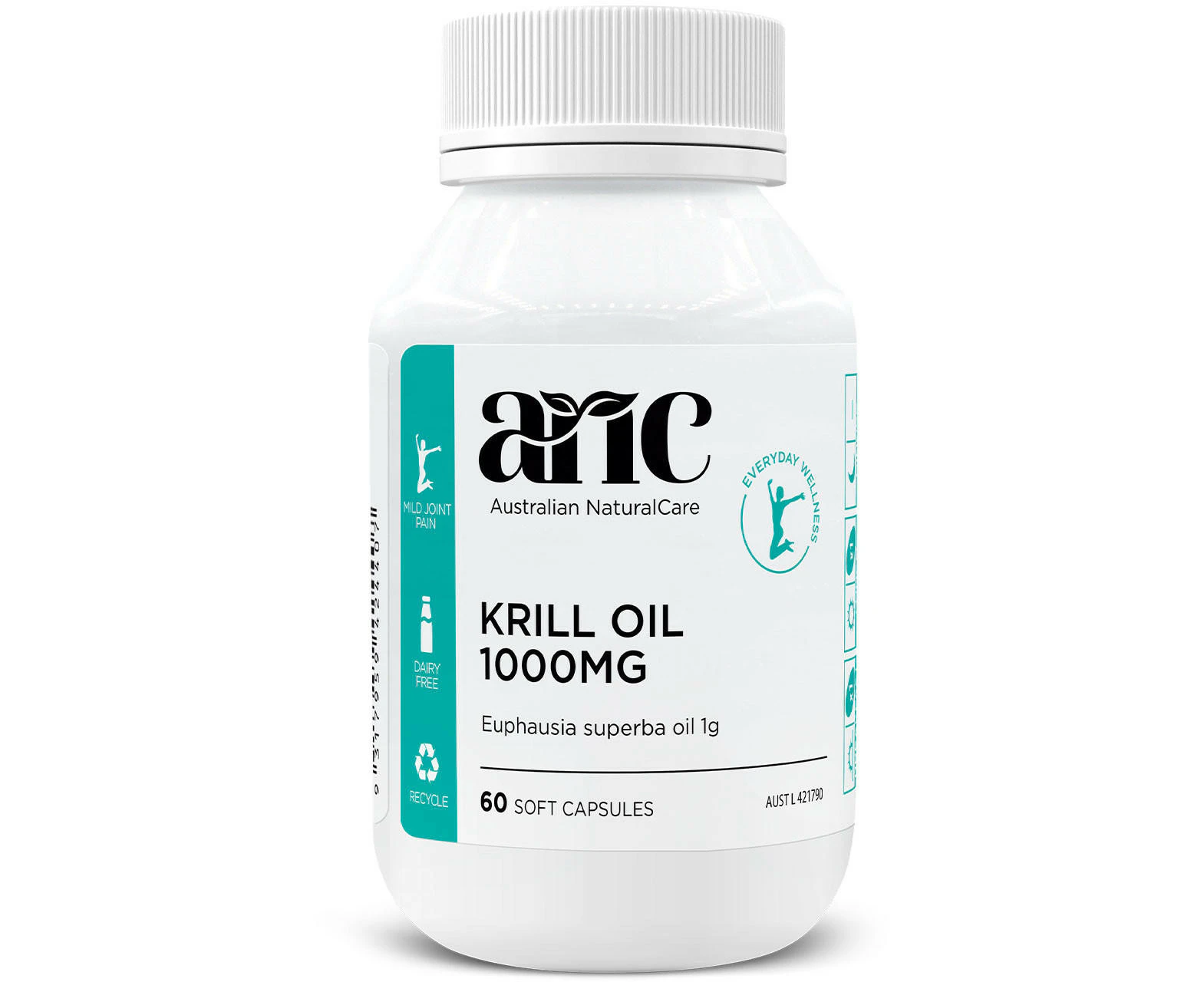 Australian NaturalCare - Krill Oil 1000mg 60 caps