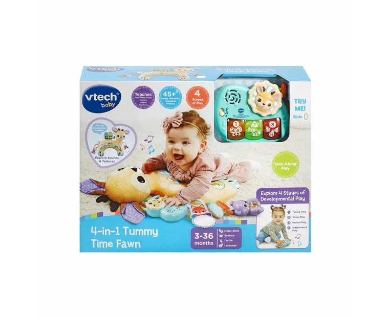 VTech Baby 4-in-1 Tummy Time Fawn